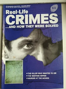 Real life Crimes magazine... And How They Were Solved. Vol 1 Issue #80 Free P&P  - Bild 1 von 3