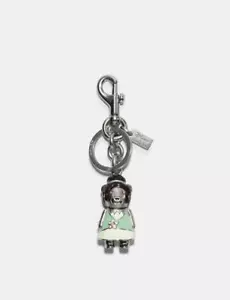 Disney x Coach Tiana Bär Taschenanhänger, Designer Taschenanhänger (grün), Limited Edition - Bild 1 von 2