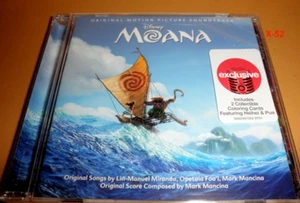 Moana CD soundtrack Target Exclusive Cards lin manuel miranda dwayne johnson - Picture 1 of 2