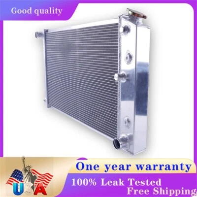 Radiador completo de aluminio de 4 filas para Oldsmobile Cutlass/Pontiac Grand Prix 78-87 V8 Foto 1 de 4