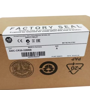 2023 New Sealed 440C-CR30-22BBB Programable Safety Relay22 PT I/O PLC ,AB,NIB - Picture 1 of 4