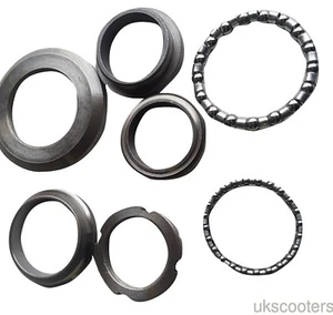 ukscooters VESPA FORK RACER SET BEARINGS PX LML RALLY CUP CONE SET NEW - Picture 1 of 1