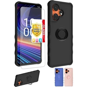 Funda Celero3 5G Plus 2024 con Protector de Pantalla y Soporte de Anillo Negra - Imagen 1 de 8