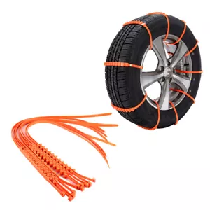 10 PCS Winter Anti-skid Chains for Car Snow Mud Wheel Tyre Thickened Tire Tendon - Picture 1 of 6