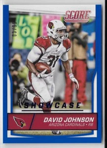2016 Score Showcase David Johnson 3/99 Arizona Cardinals #3 Blue - Picture 1 of 2