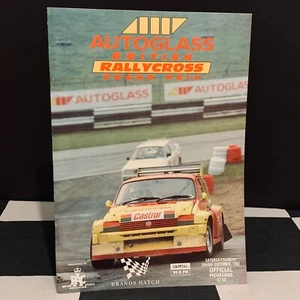 1992 BRITISH RALLYCROSS GRAND PRIX BRANDS HATCH PROGRAMME MG METRO 6R4 BITURBO - Picture 1 of 5