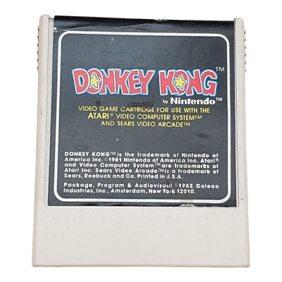 Donkey Kong (Atari 2600 1982) Game Cartridge Only Original Nintendo - Image 1 of 3
