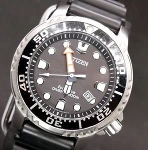 Citizen Eco Drive Promaster BN0156-05E Solar Diver Men's Watch Japan made #161b - Picture 1 of 12