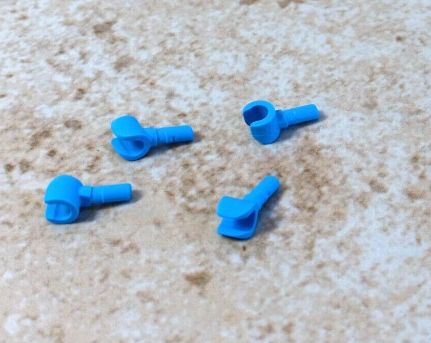 New LEGO Hospital Gloves LOT of 4 Azure Blue Mechanic Dentist Food Prep Service - Image 1 of 1