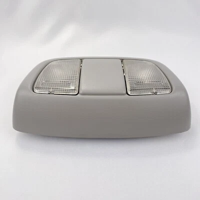 Nissan Xterra Frontier 2002-2004 OEM mapa superior cúpula interior gris claro Foto 1 de 4