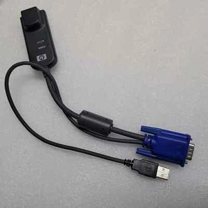 Câble commutateur KVM USB POD SIM CIM/ ES HP HPE 410532-001 AF603A 520-431-508 d'occasion - Photo 1/3