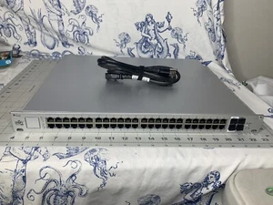Ubiquiti Networks UniFi US-48-750W 48 Port Smart PoE Gigabit Ethernet Switch - Picture 1 of 10