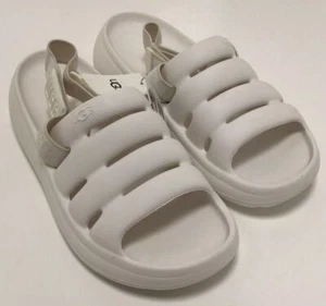 Ugg Women’s Sport Yeah Sandals In White US Size 10 - Picture 1 of 6