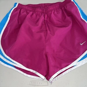 WOMEN'S NIKE RUNNING SHORTS SIZE M TEMPO COLOR PINK LINED - Picture 1 of 5