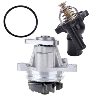 New Water Pump Thermostat For 04-15 Ford Focus 10-15 Fusion Escape 07-12 Mazda 3 - Image 1 of 4