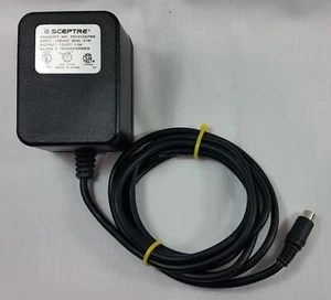 Sceptre PD1215APM8 AEC-T5712A AC Adapter 12VDC 1.5A Proprietary Mini Din 8 Pin - Picture 1 of 7