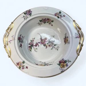 Limoges France L Bernardaud & Co Spring Time Pattern Veggie Bowl Dish 2.75" x 10 - Picture 1 of 14