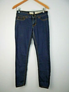 Indigo Rein Womens Junior Jeans 7 Skinny Low-rise Jeans Medium Wash - Picture 1 of 7