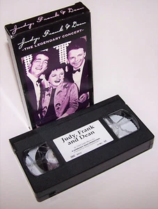 1995 Judy, Frank & Dean The Legendary Concert VHS Video Cassette - Garland - Imagen 1 de 4
