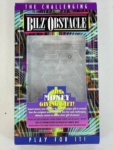 THE CHALLENGING BILZ OBSTACLE - THE MONEY GIVING GIFT PUZZLE BOX GREAT GIFT IDEA - Picture 1 of 2