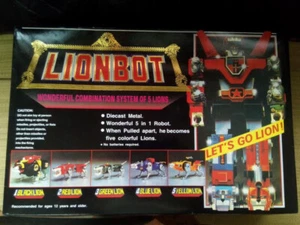 NEW VOLTRON LIONBOT 1980 Chogokin Die-Cast Metal 5 in 1 Figures TAIWAN VERSION - Picture 1 of 8