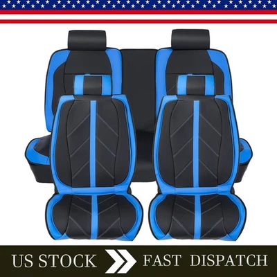 Front Rear For Toyota RAV4 Leather Cushion Front+Rear Protectors NEW Front Rear Foto 1 de 4