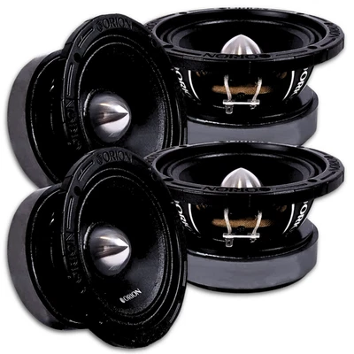 4 среднебасовые пулевые громкоговорители Orion 6,5 дюйма - среднеквадратичная мощность 400 Вт 4 Ом колонки XPM654MBF - Изображение 1 из 4