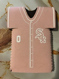 Pink Bottle Coozy White Sox Jersey - Picture 1 of 2