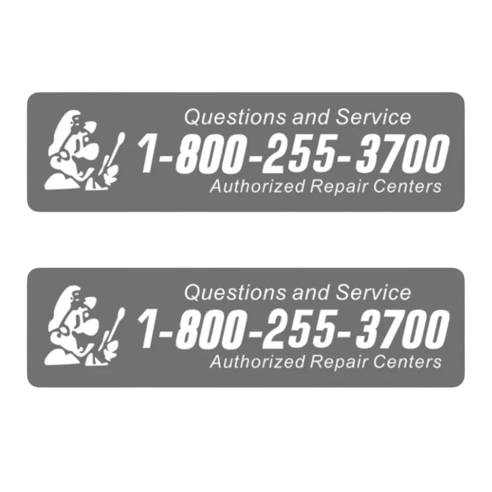 2pk Replacement Repair Center Label Sticker for Game Boy / Color / Advance GBA - Image 1 of 1