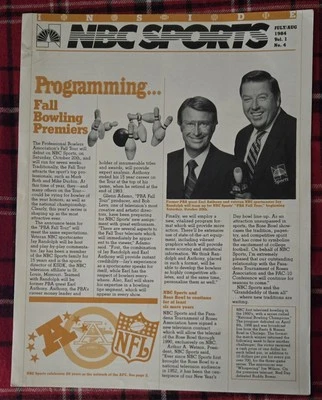 Inside NBC SPORTS July August 1984 Vol. 1, #4 Insert - Image 1 of 3
