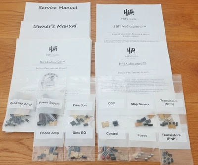 Kit de servicio de restauración de cubierta de carrete Teac A-3440 reparación reconstrucción condensador Foto 1 de 4