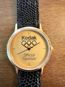 Kodak Official Sponsor Of The Olympics Vintage Watch With New Battery EXCELLENT - Picture 1 of 6