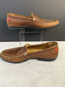 FootJoy Driving Loafers Mens 9.5 M Club Casuals Brown Leather Shoes 79013 - Picture 1 of 10