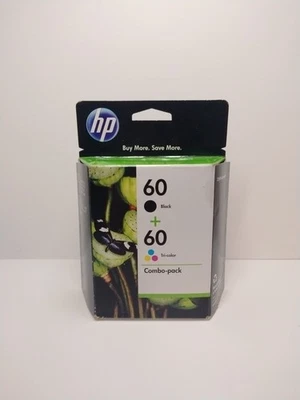 NOVO HP 60 Preto Pacote Combo Tri-Color Impressora Jato de Tinta EXP 9/2012 NOS OEM Genuíno - Imagem 1 de 3