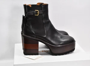 See by Chloe schwarze Casey Plateau Stiefel Damen EU 40 US 10 - Bild 1 von 17