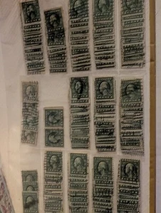 Vintage Lot of 82 George Washington 1-Cent Green Postage. Great Deal!!!  - Picture 1 of 2