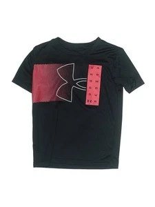 Under Armour Boys Black Active T-Shirt 6 - Picture 1 of 2