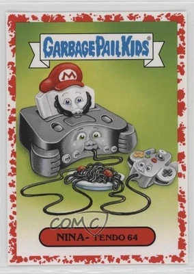 2019 Garbage Pail Kids: We Hate the '90s Bloody Nose 58/75 NINATENDO 64 #5a 13iq - Image 1 of 3