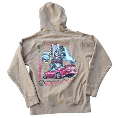 DGK Powersports Tuner Hoodie Double Side Print Toyota Supra 2JZ Turbo Race Squad - Image 1 of 4