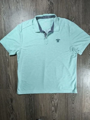 Tommy Bahama Men's XL Light Green Lightweight Polo - Image 1 of 4