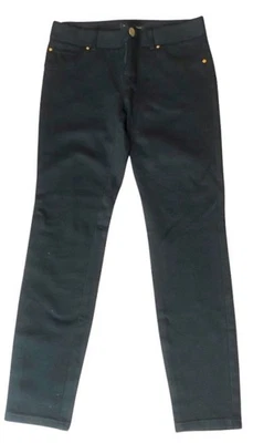 Calça cropped INC 2P 2 preta skinny cintura baixa 5 bolsos - Imagem 1 de 3