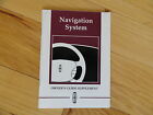 2001 Lincoln Navigator Navigation Owners Manual