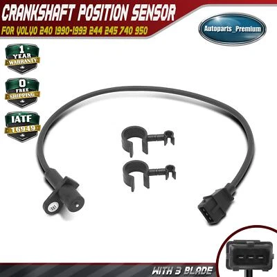 Crankshaft Position Sensor for Volvo 240 1990-1993 244 245 1989 740 88-92 940 - Image 1 of 4