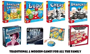 Traditional Modern Large Full Size Family Kids Adults Boardgames Board Games Set - Picture 1 of 9