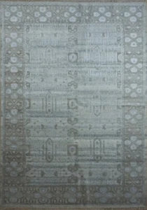  Modern Rug - Handmade Rug - Area Rug - Silk & Wool Rug - Picture 1 of 1