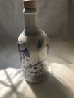 Antique Blue And White German Stone Ware ..M. K. M Bottle Signed ME