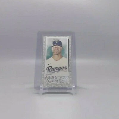 Corey Kluber 2020 Topps Allen & Ginter Gold Border Mini card #251! Rangers! - Image 1 of 2
