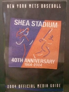 New York Mets Press Media Guide 2004 Shea Stadium 40th Anniversary Paperback - Picture 1 of 3