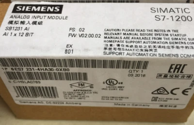 1PÇ NOVOS SELOS PLC S7-1200 6ES7231-4HA30-0XB0 Frete Grátis - Imagem 1 de 3