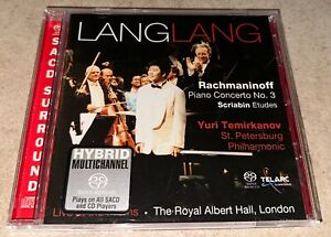 Lang Lang Rachmaninoff Piano Concertos No 3 Super Audio CD SACD OOP Hybrid